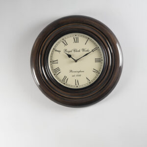 Leya Heritage Wooden Polished Wall Clock