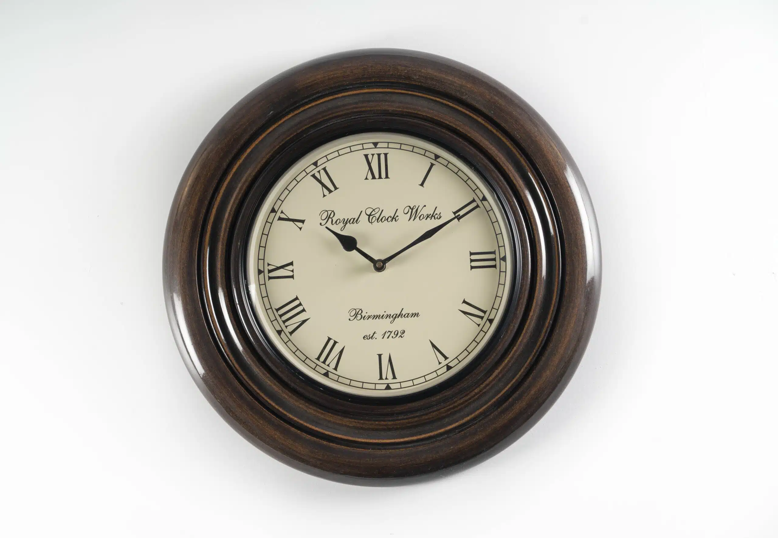 Leya Heritage Wooden Wall Clock for Traditional Home Decor - Image 2