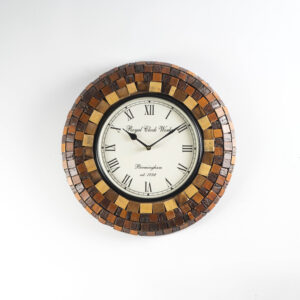 Vamika Heritage Wooden Polished Wall Clock