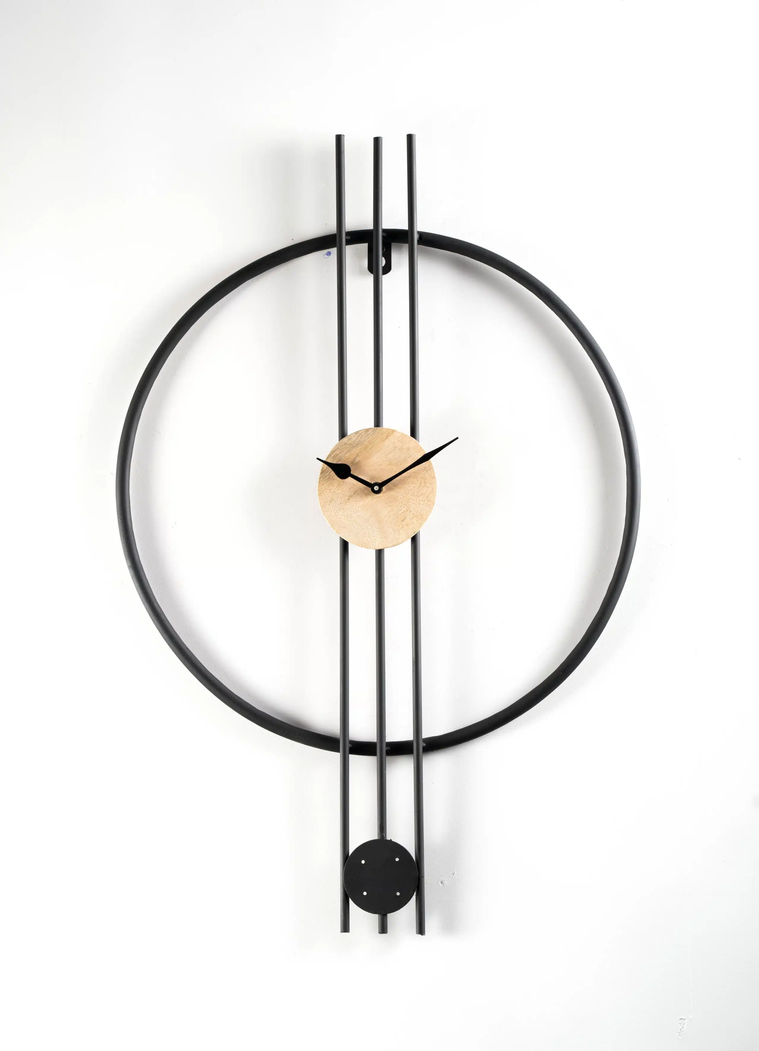 Skylar Modern Silent Wall Clock with Pendulum Design - Image 2