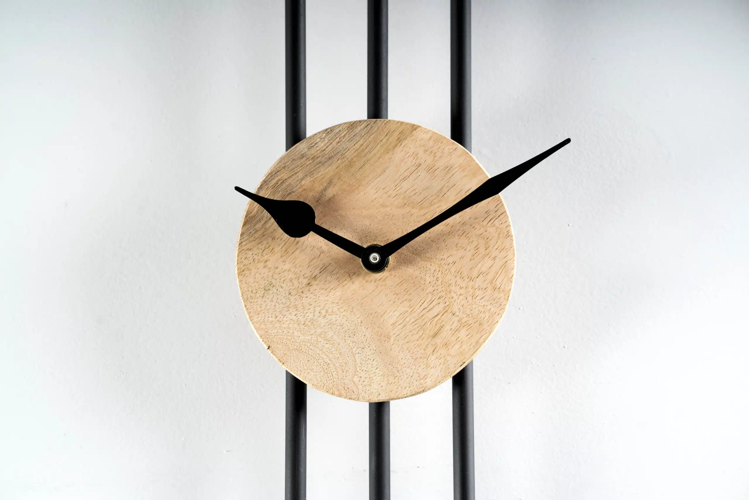Skylar Modern Silent Wall Clock with Pendulum Design - Image 4