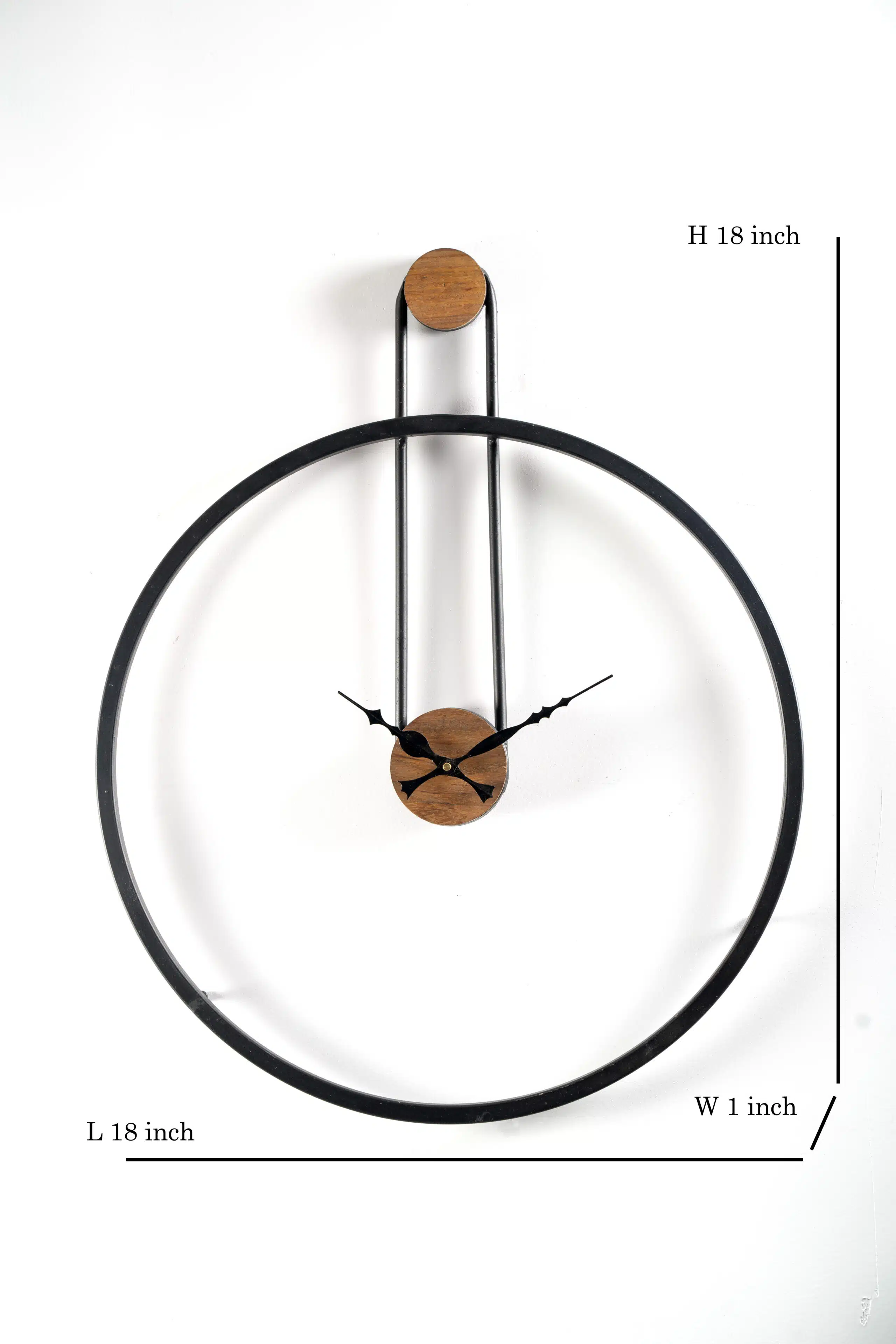 Vivian Metal Silent Wall Clock for Modern Living Room & Bedroom Décor - Image 3