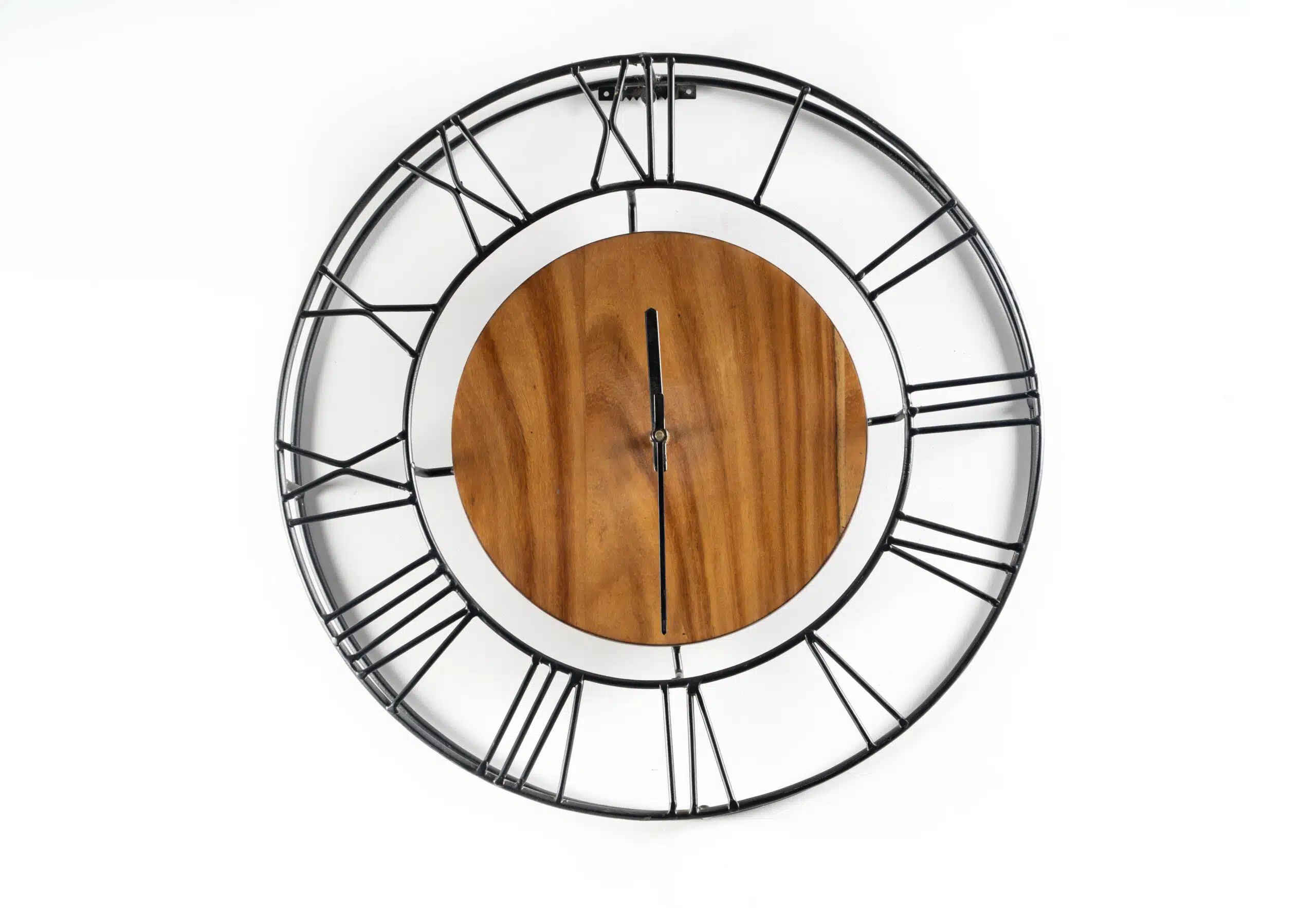 Ember Wooden and Metal Analog Wall Clock - Image 2