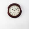 Hardik Heritage Wooden Wall Clock with Polished Wooden Finish