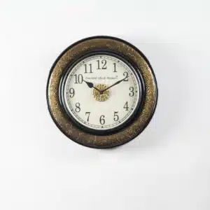 Aarush Wooden Wall Clock with Roman Numerals and Heritage Wooden Frame