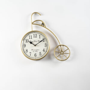 Ancient Wheel Metal Abstract Wall Clock