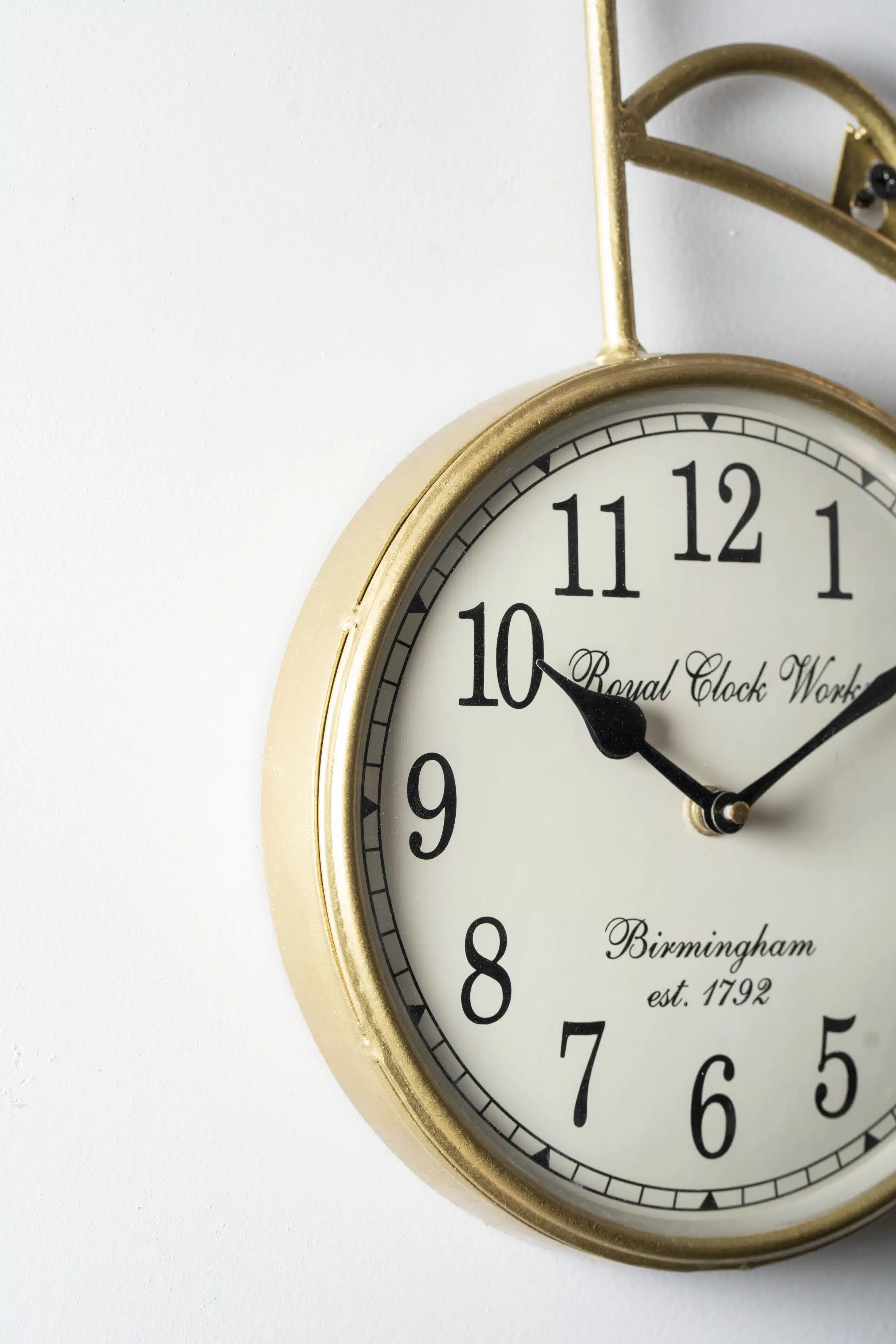 Ancient Wheel Metal Abstract Wall Clock for Vintage & Eclectic Interiors - Image 4