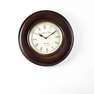 Ari Wooden Polished Wall Clock