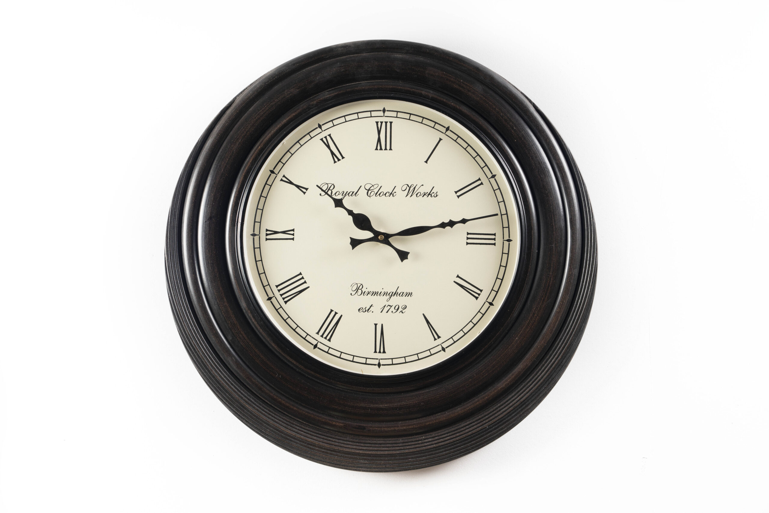 Richa Wooden Polished Wall Clock - Image 2