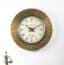 Ashvik Brass and Wooden Wall Clock with Decorative Heritage Frame