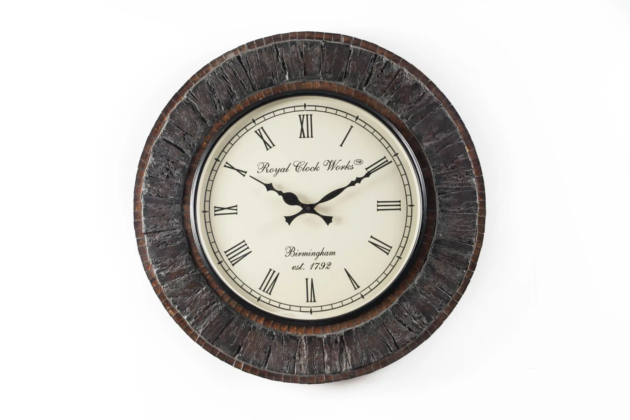 Ovi Heritage Wooden Wall Clock for Traditional Living Room Decor - Image 2