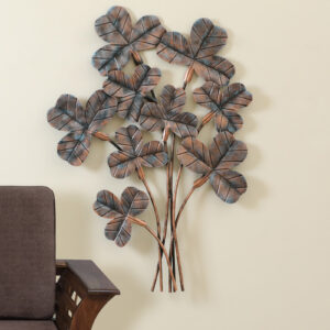 Metal Sega Tin Flower Wall Decor