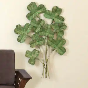 Green Flower Wall Decor – Sega Metal Floral Wall Art