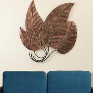 Metal Luka Leaf Wall Decor