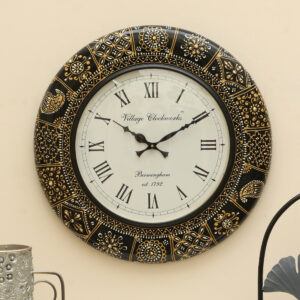 Griva Handpainted Wooden Wall Clock
