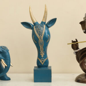 Polyresin Yumi Face Animal Figurine Beautiful Table Decor