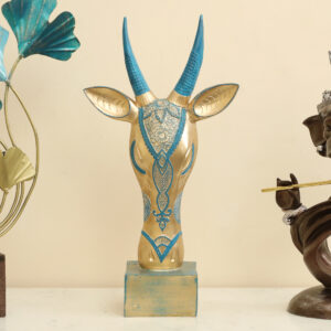 Polyresin Yumi Face Animal Figurine Beautiful Table Decor