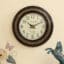 Nirav Wooden Wall Clock with Contemporary Polished Wooden Design
