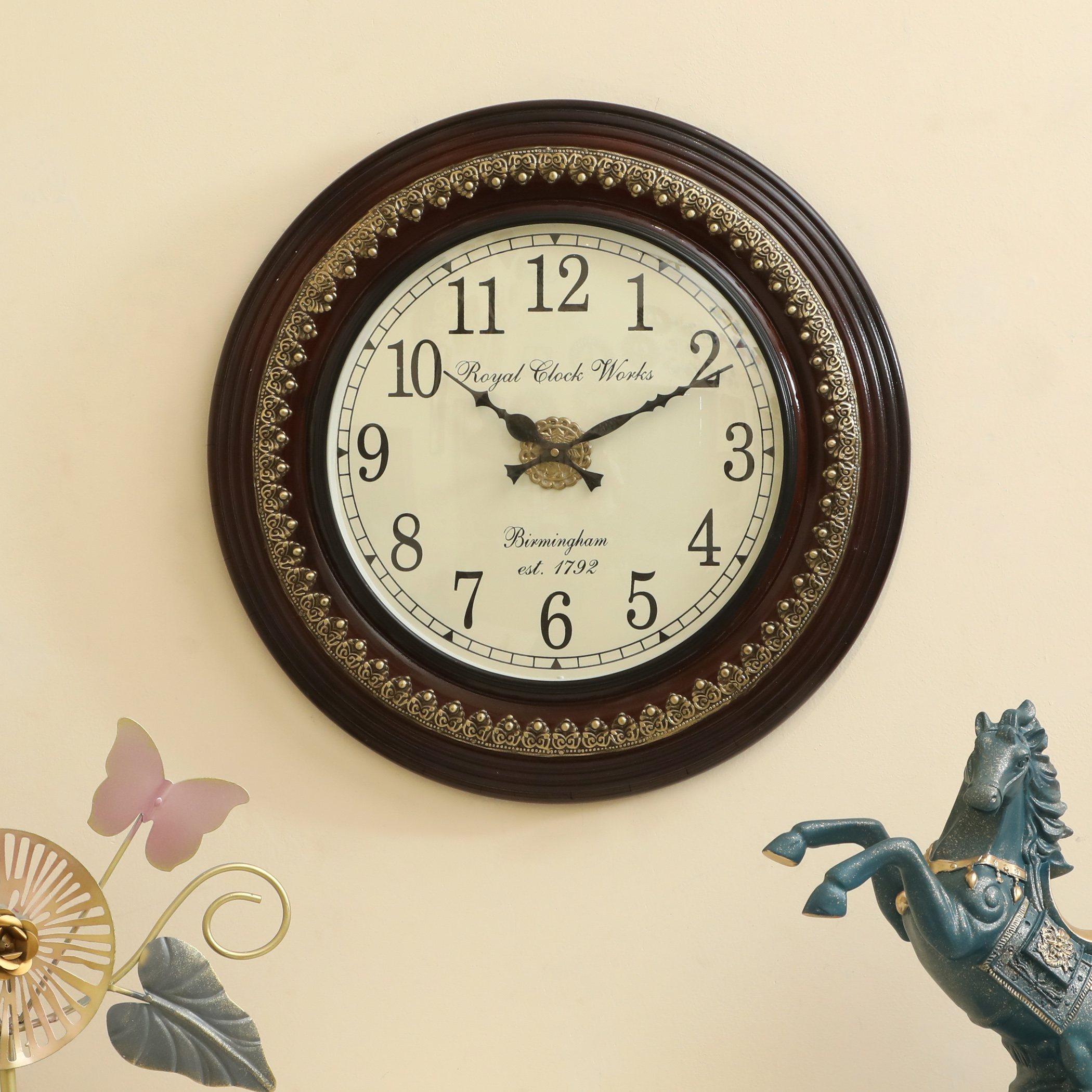 Nirav Wooden Wall Clock