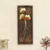 Metal Leaf Wall Decor Panel - Jane Iron and MDF Art 8x20 Inch