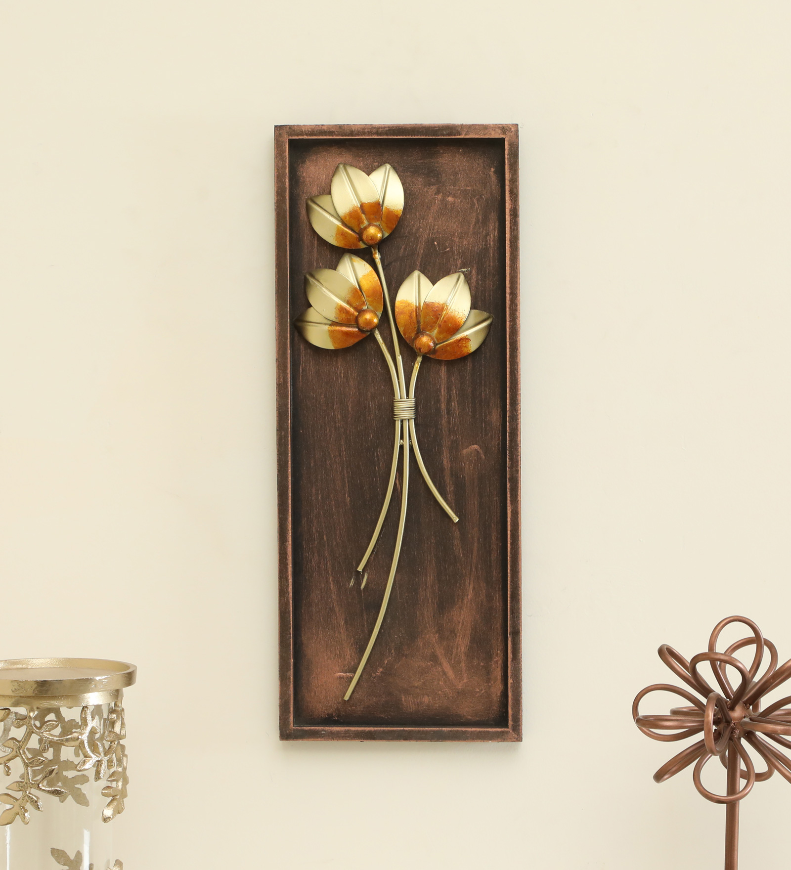 Metal & MDF Jane Leaf Wall Frame