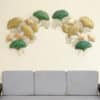 Ginko Wall Decor Set of 2 - Luv Left and Right Metal Wall Art