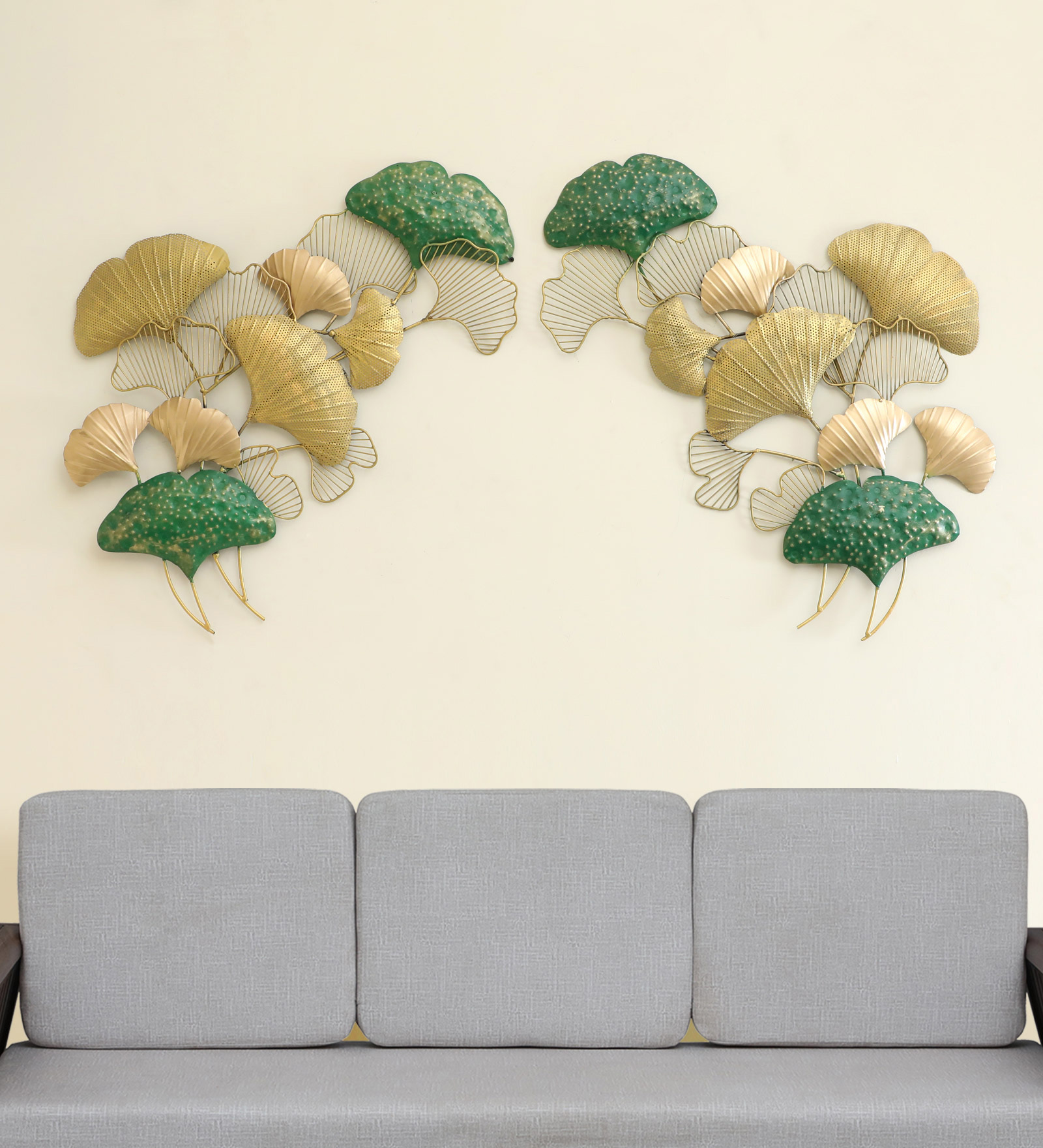 Metal Luv Ginko Left & Right Wall Decor Set of 2