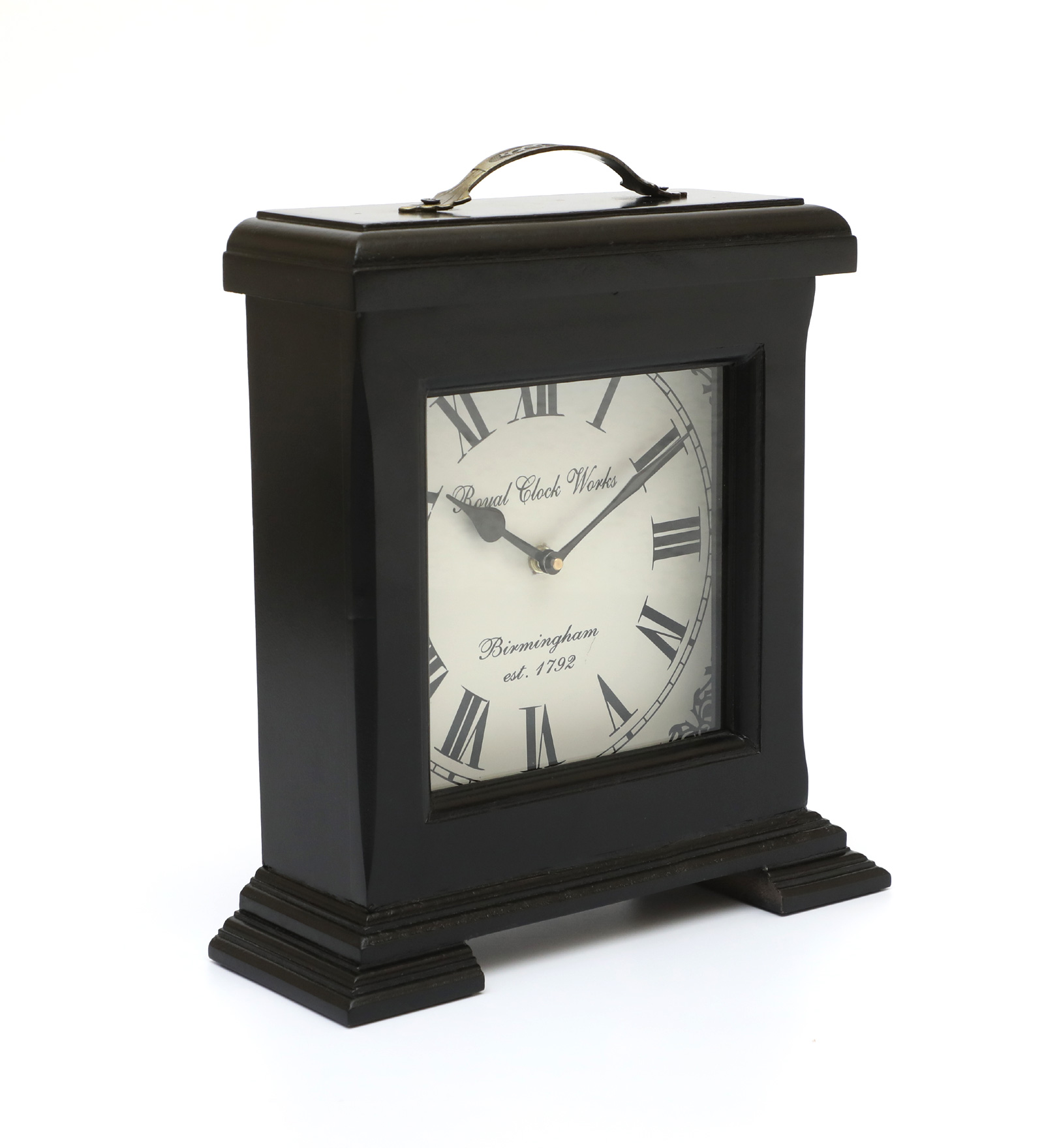 Deval Wooden Silent Non Ticking Table Clock - Image 2