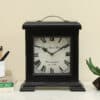 Deval Wooden Silent Non Ticking Table Clock