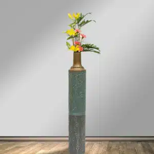 Russ Metal Floor Vase Home Decor