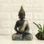 Grey Buddha Statue - Myat Polyresin Idol Showpiece Decor