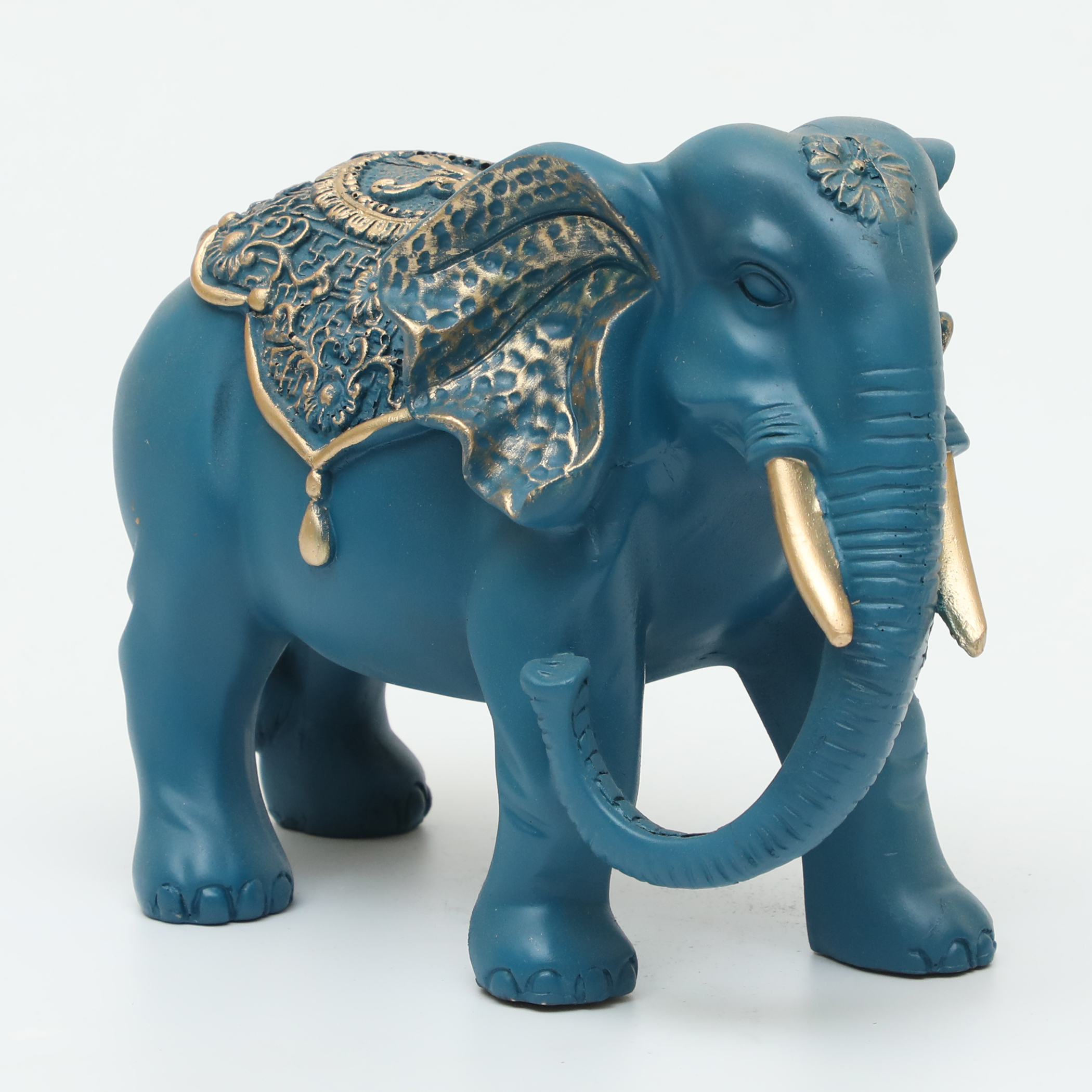 Polyresin Celine Elephant Animal Figurine Table Decor - Image 4