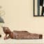 Polyresin Aum thinking Buddha Figurine Table Decor (Mettalic Gold)