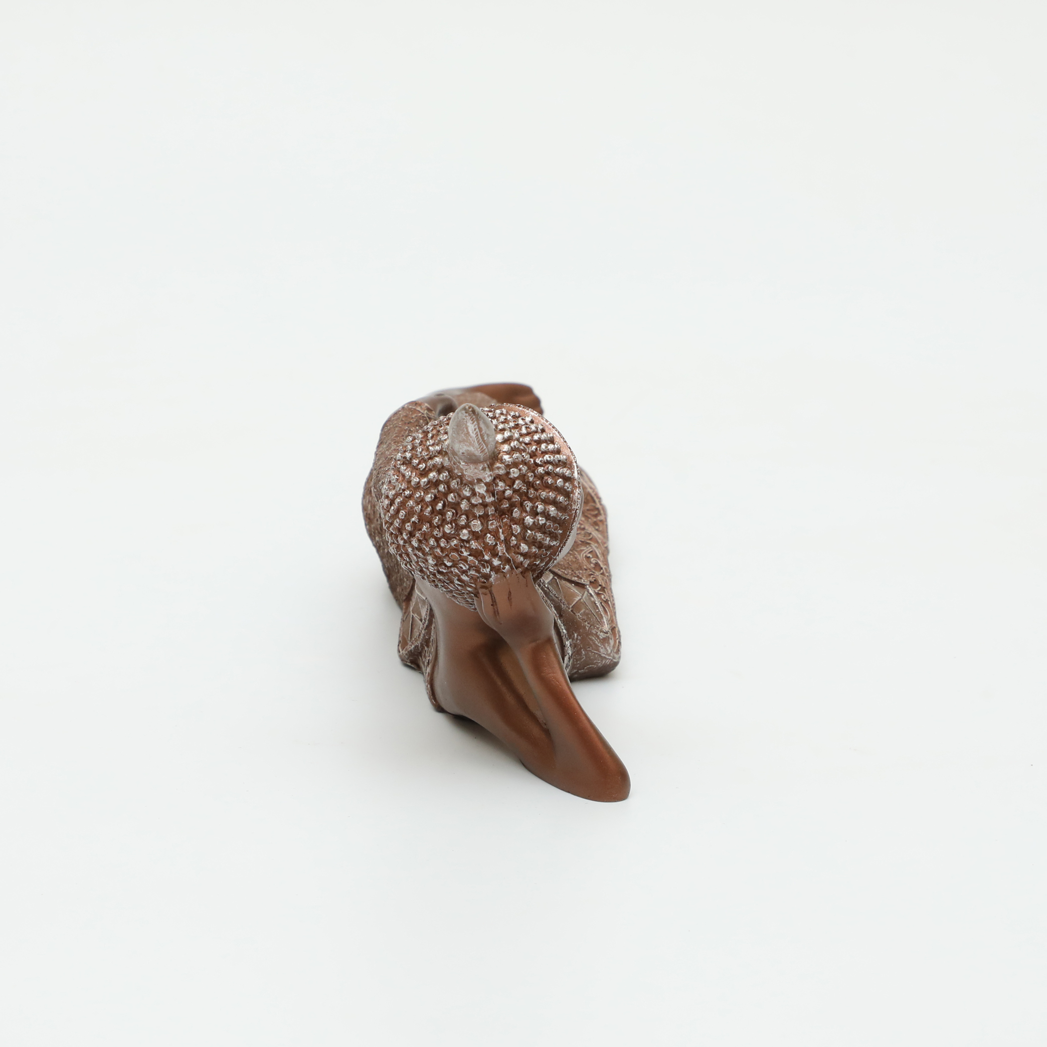 Polyresin Aum thinking Buddha Figurine Table Decor (Mettalic Gold) - Image 5