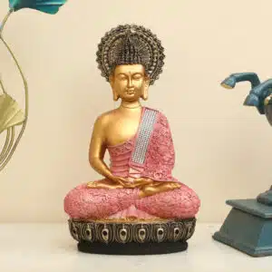 Polyresin Akira Meditation Buddha Showpiece God Idol Figurine Table Decor Big