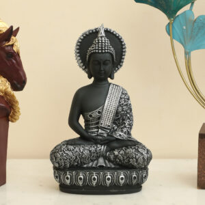 Polyresin Akira Meditation Buddha Showpiece God Idol Figurine Table Decor Small