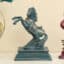 Polyresin Orum Horse Showpiece Figurine Table Decor