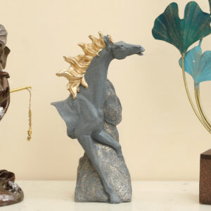 Polyresin Nexo Horse Showpiece Figurine Table Decor