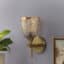 Crystal Lattice Wall Sconce - Cut Glass Wall Light for Hallways