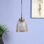Diamond Dome Pendant Lamp - Diamond-Cut Crystal Ceiling Light
