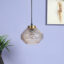 Crystal Orbit Pendant Lamp - Diamond-Cut Glass Hanging Light