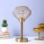 Crystal Orbit Table Lamp - Diamond-Cut Crystal Glass Bedside Light