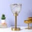 Starlight Goblet Table Lamp - Diamond-Cut Crystal Glass Table Light