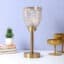 Crystal Crown Table Lamp - Diamond-Cut Crystal Glass Decorative Light