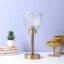 Crystal Goblet Table Lamp - Diamond-Cut Glass Modern Bedside Lamp
