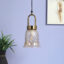 Crystal Elegance Bell Pendant Lamp - Diamond-Cut Glass Light