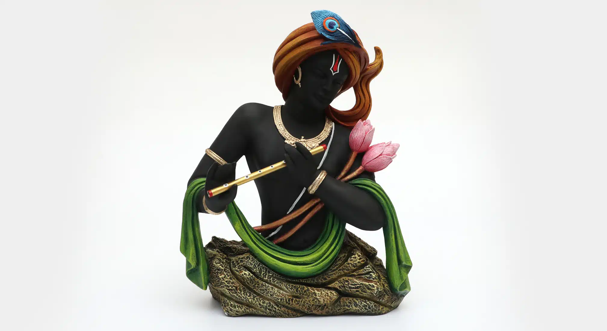 Kanha Idol - Polyresin Krishna God Statue Showpiece Decor - Image 3