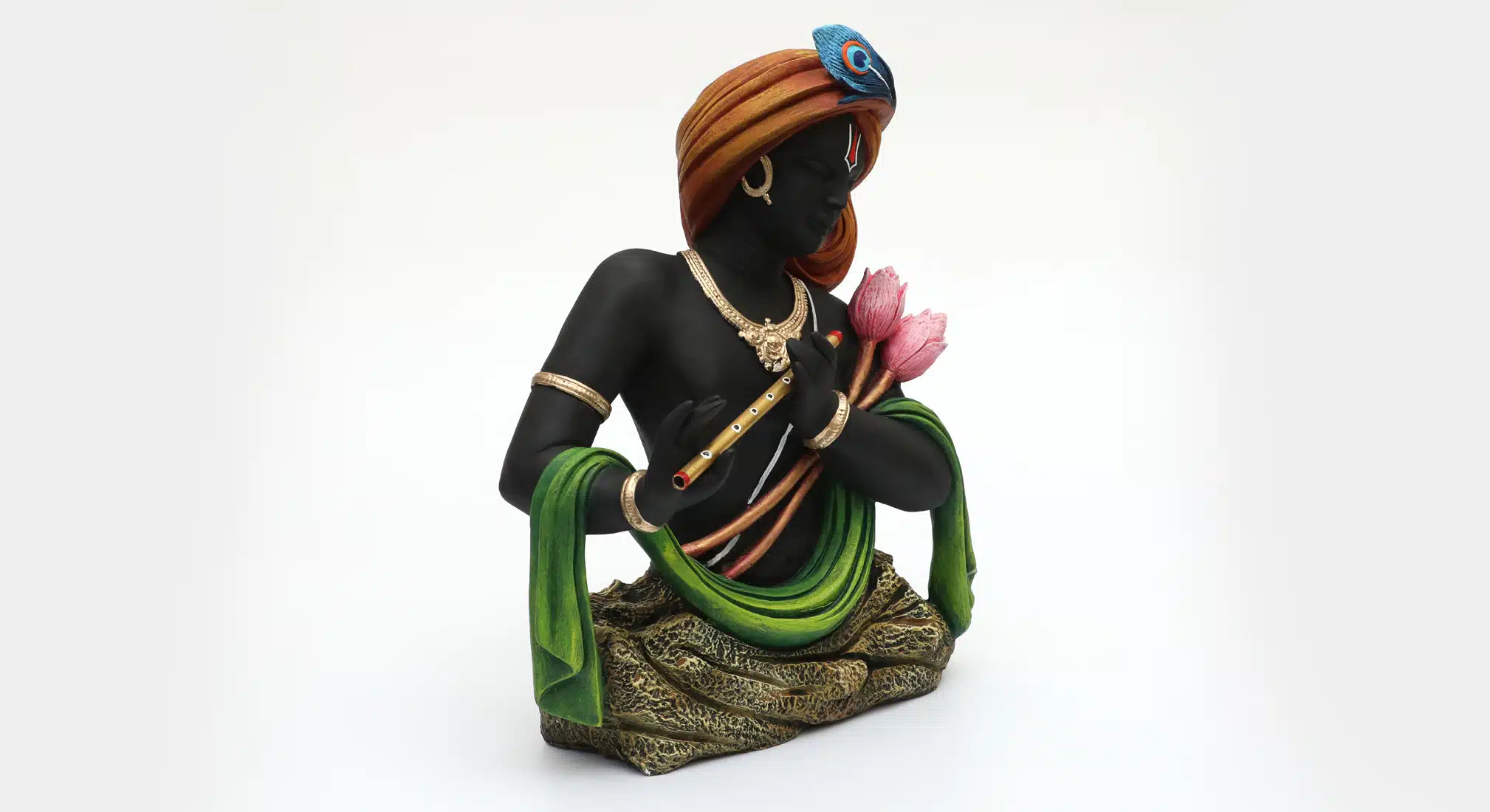 Kanha Idol - Polyresin Krishna God Statue Showpiece Decor - Image 4