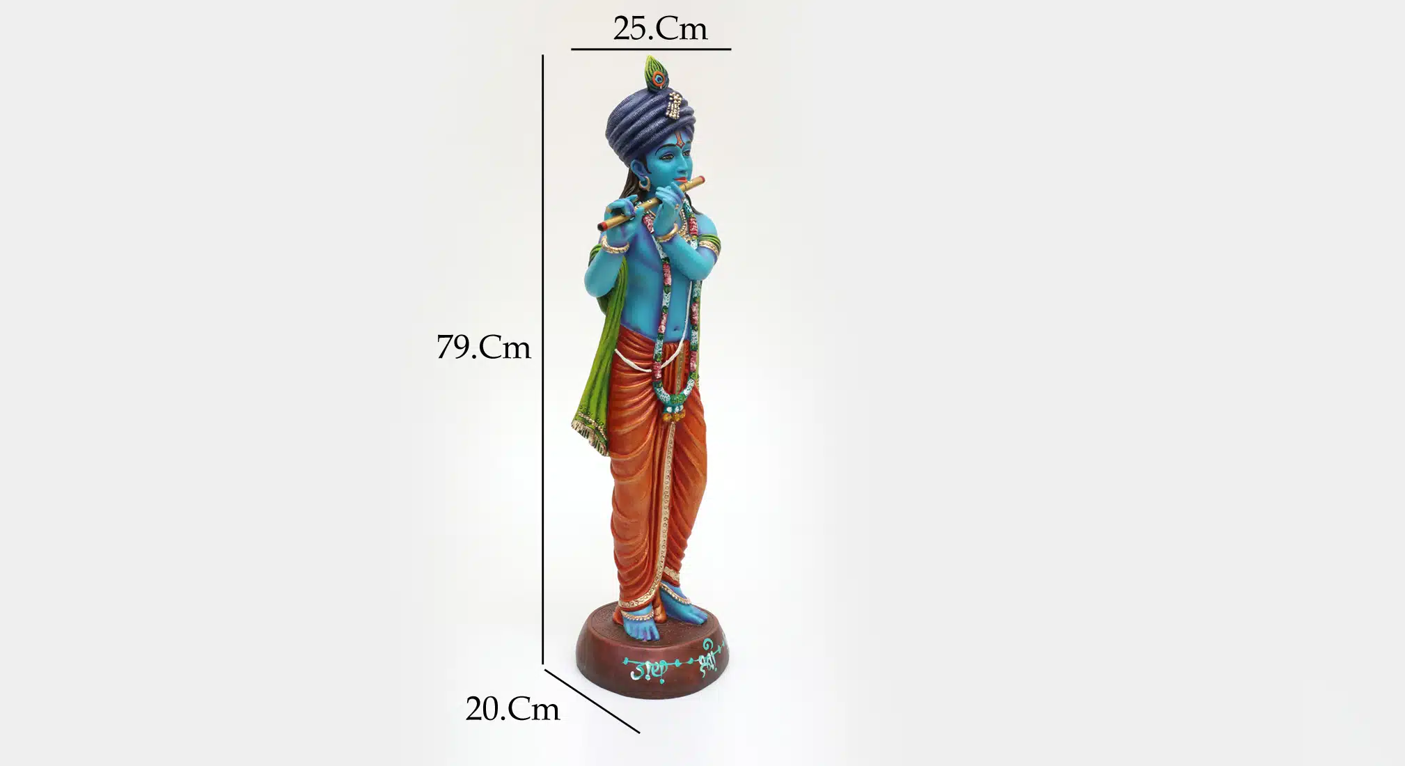 Polyresin Lord Krishna/2 God Idol Showpiece Figurine Table Decor - Image 2