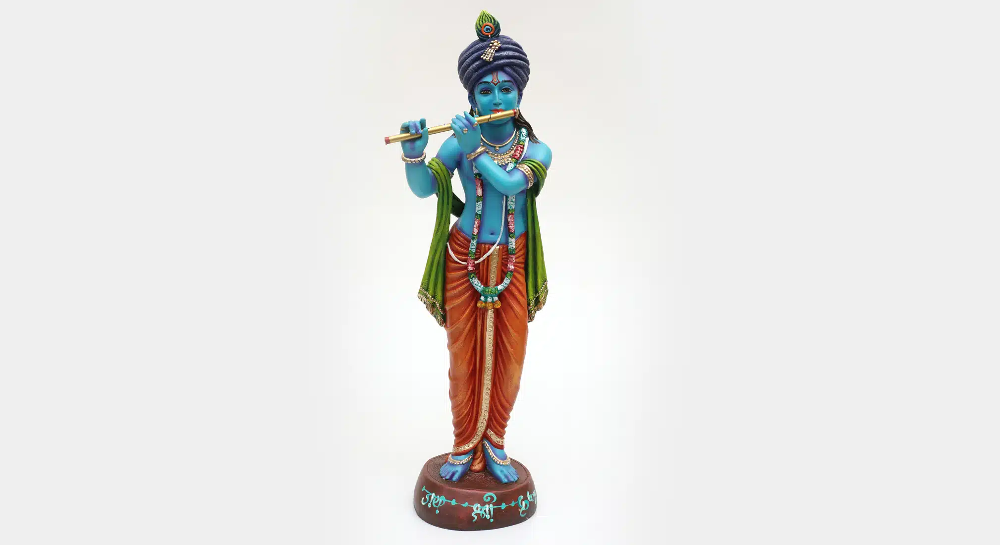 Polyresin Lord Krishna/2 God Idol Showpiece Figurine Table Decor - Image 3